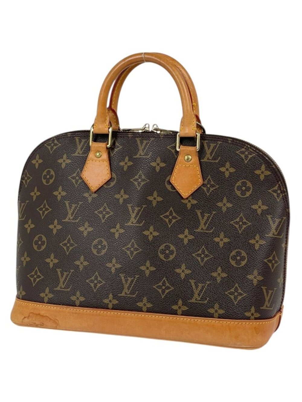 Louis Vuitton Alma Handbag Monogram Brown
